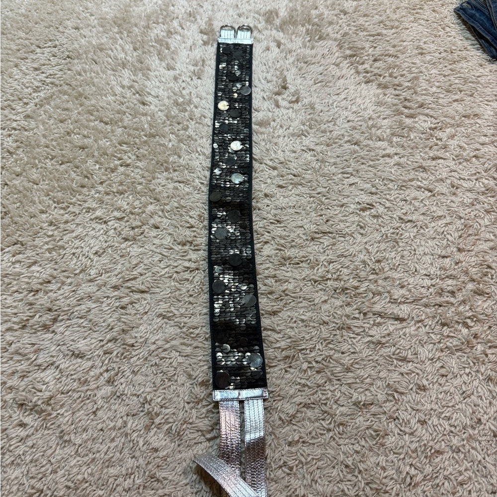 Black and Silver Women's Belt